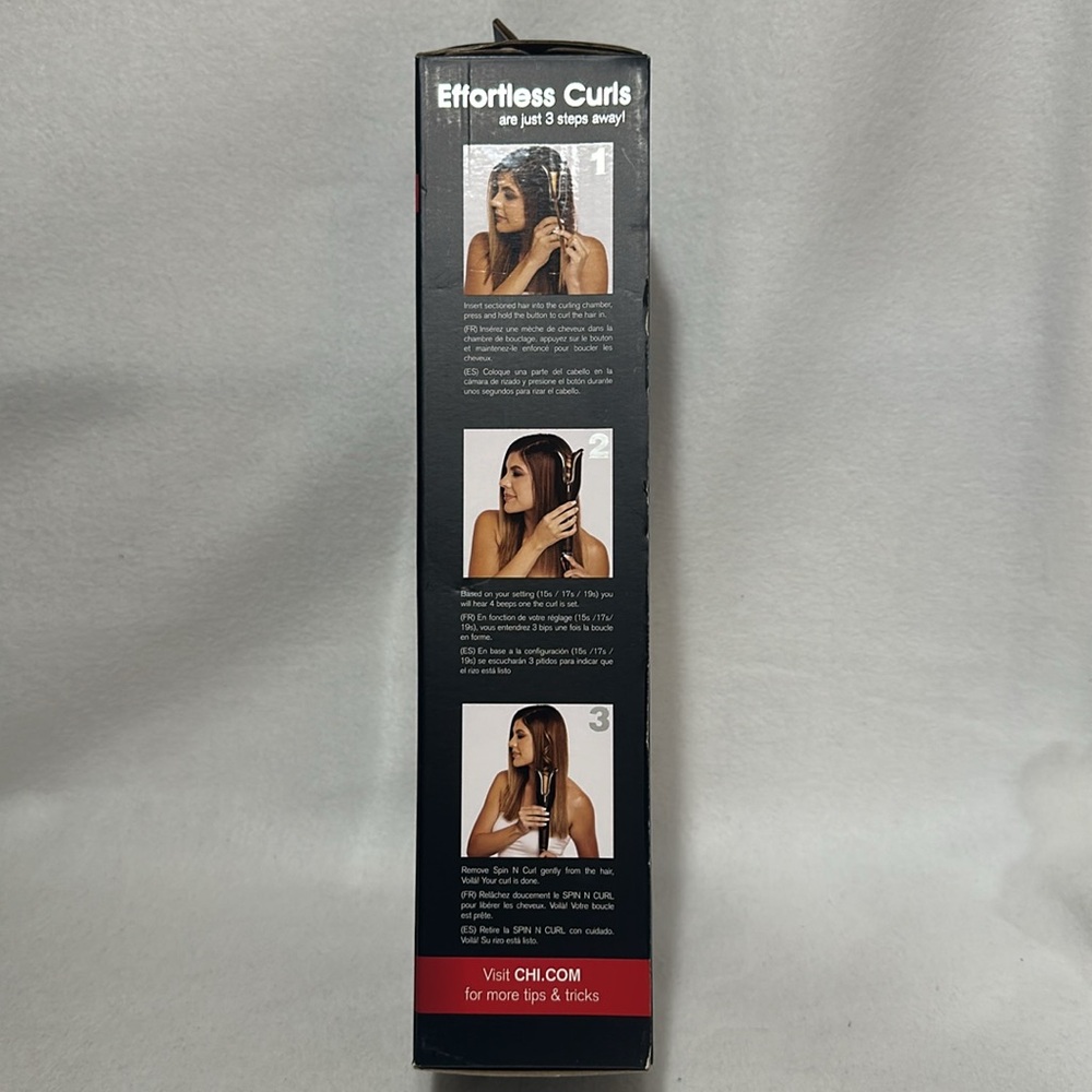 Chi Spin N Curl Ceramic Rotating Curler - Picture 4 of 4